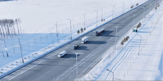 【有卡有料】江淮1卡性能卓越，無懼極寒，破冰黑河